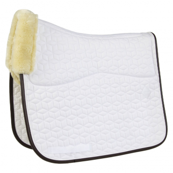 Tapis de selle dressage Skin Friendly Blanc