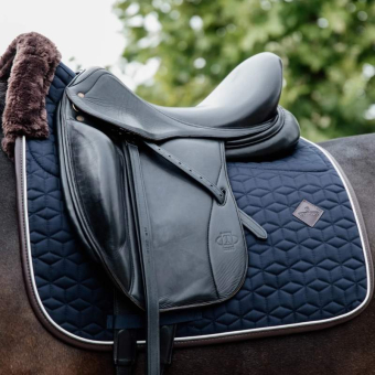 Tapis de selle dressage Skin Friendly Bleu Marine