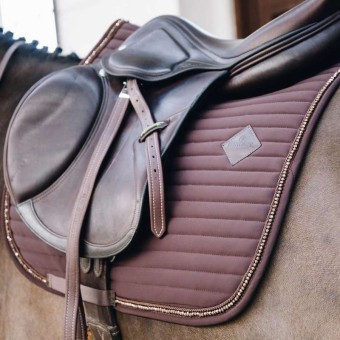 Tapis de selle mixte Pearls Marron