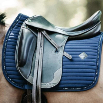 Tapis de selle de dressage Perles Bleu Marine