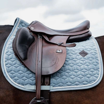 Tapis de selle Velours Bleu clair  