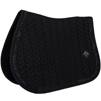 Tapis de selle Glitter Stone Noir