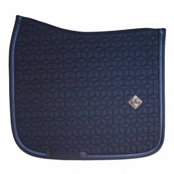 Tapis de selle de dressage à Paillettes Rope Bleu Marine