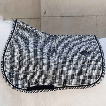 Tapis de selle Pied-de-Poule Noir