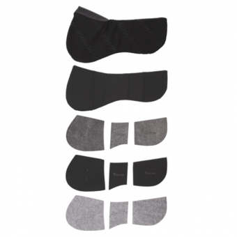 Tapis de selle Correction Impact Noir  