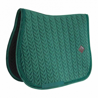 Tapis de selle Velours Perles Vert  