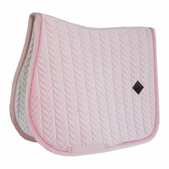 Tapis de selle Velours Perles Rose  