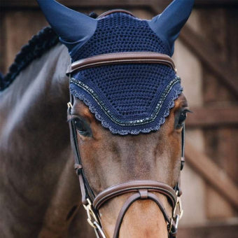 Bonnet Wellington Pierre & Perle Bleu Marine