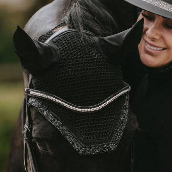 Bonnet Wellington Glitter Stone Noir