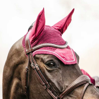 Bonnet Wellington Velvet Fuchsia
