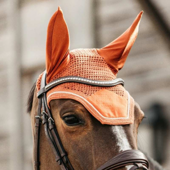 Bonnet Wellington Velours Orange
