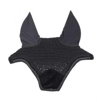 Bonnet Wellington Velours Perles Noir