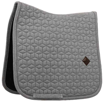 Tapis de selle dressage Full Sparkling Gris