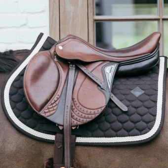 Tapis de selle Plaited Cord Noir