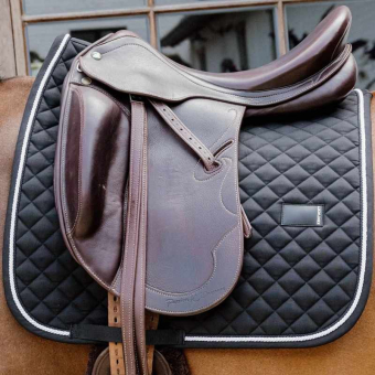 Tapis de selle dressage Diamond Rope Noir