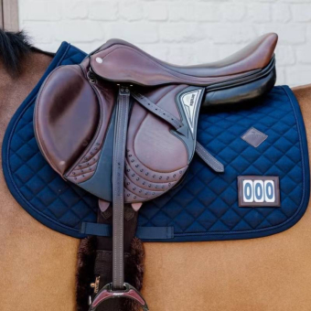 Tapis de selle Diamond Competition Bleu Marine