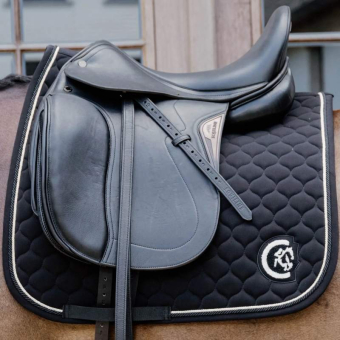Tapis de selle dressage Onion Quilt 3D Logo Noir