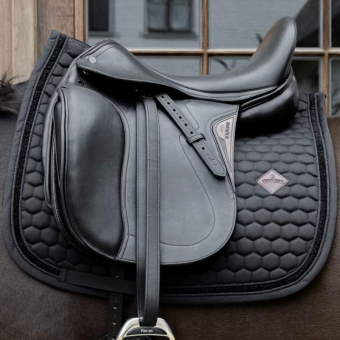 Tapis de selle dressage Glitter Band Noir