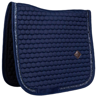 Tapis de selle dressage Glitter Band Bleu Marine