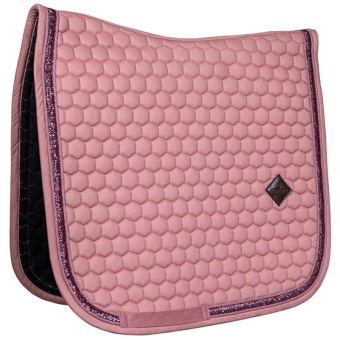 Tapis de selle dressage Glitter Band Rose