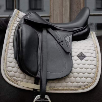 Tapis de selle dressage Glitter Band Beige