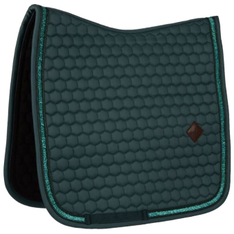 Tapis de selle dressage Glitter Band Vert Émeraude