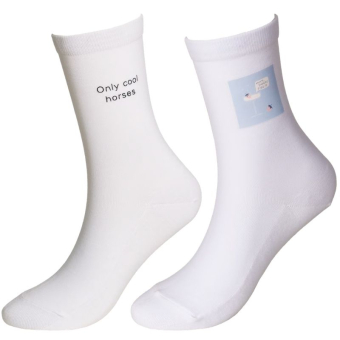 Chaussettes Cool Horses 2-pack Blanc