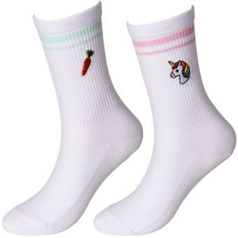 Chaussettes Unicorn 2-pack Blanc