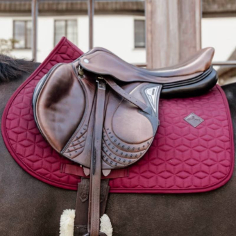 Tapis de selle Classic Rouge Vin