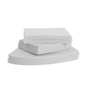 Insert en feutre Pad de correction Sheepskin Dressage Blanc