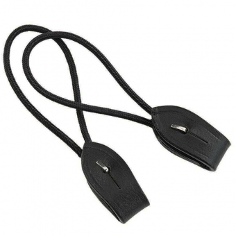 Sangle pour Pelham en corde Noir