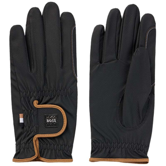 Gants d'équitation Hybrid Noir