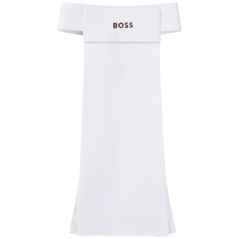 Plastron Glitter Logo Blanc