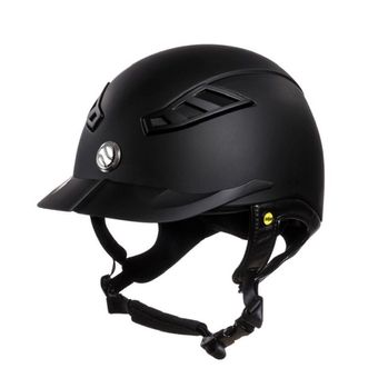 Casque d'équitation  EQ3 Lynx Smooth Top Noir