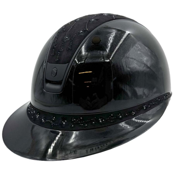 Casque d'équitation Miss Shield 2.0 Glossy Cherry Blossom Matt Trim Noir