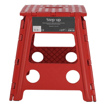 Tabouret pliant Step-Up Rouge