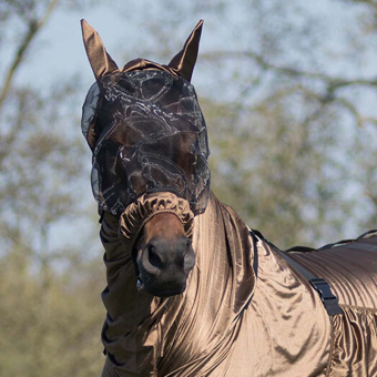 Capuche d'eczéma UV-Resistant Marron