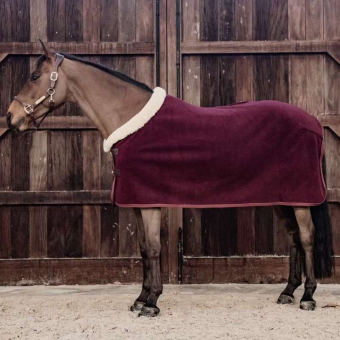 Couverture d'exposition Heavy Fleece Bordeaux 