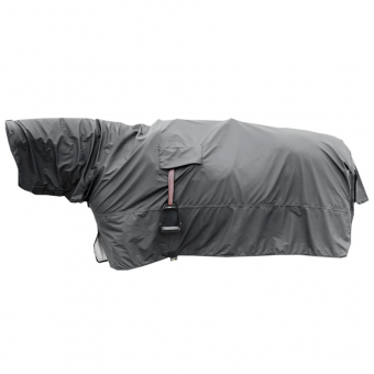 Couverture de Pluie Équestre Hurricane Grise