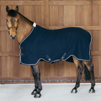 Couverture polaire Vegan Wool Bleu Marine