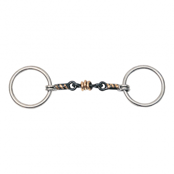 Mors à double brisure Sweet Iron avec rouleaux HG