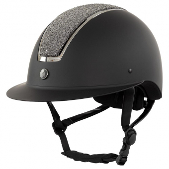Casque d'équitation Omega Glamourous Noir/Gunmetal