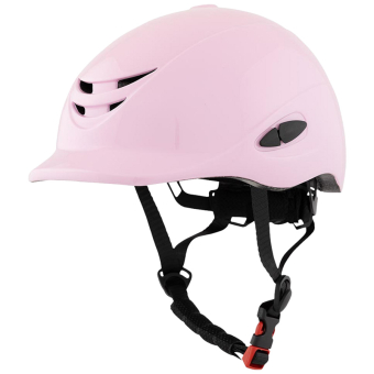 Casque d'équitation Petite Shiny Enfant/Junior Rose