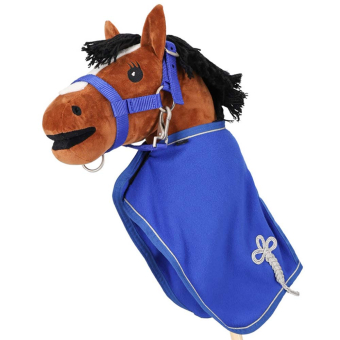 Couverture polaire pour cheval-bâton Bleu