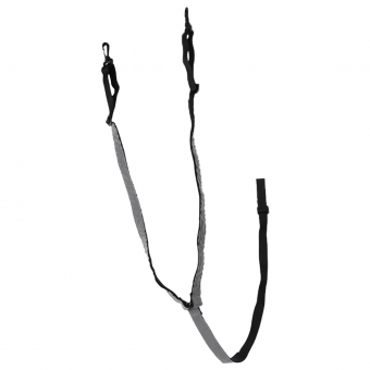 Sangle Réfléchissante pour HS Noir/Argent