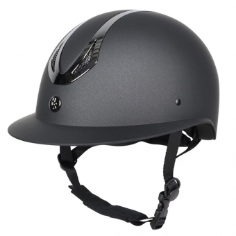 Casque d'équitation HS Victory Chrome Noir