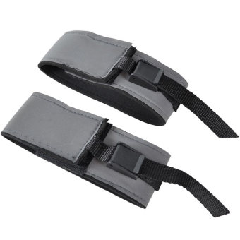 Réflecteur de jambe HS Fixlock 2-pack Noir/Argent
