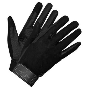Gants d'équitation ES Summer Black Edition