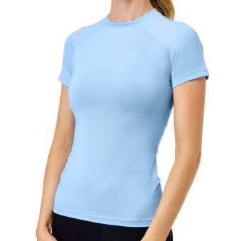 Haut d'entraînement ES Dynamic Base Layer Short Sleeve Midsummer Blue
