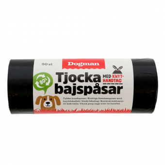 Sacs à déchets avec poignée 50pcs Noir